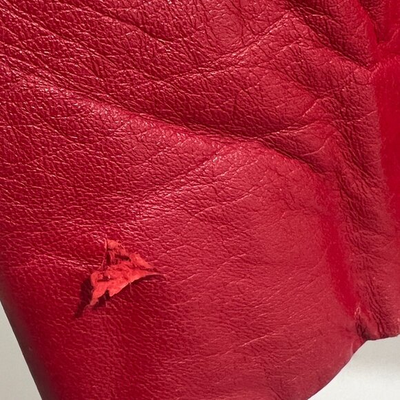 Kenneth Cole Reaction Red Leather Jacket size XS - Picture 7 of 12
